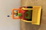 Kids Plastic Toy Tractor with Driver Figure – Colorful Construction Farm Vehicle - Image 3
