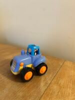 HUILE TOYS Agricultural Machinery Tractor – Purple & Orange Farm Vehicle for Kids